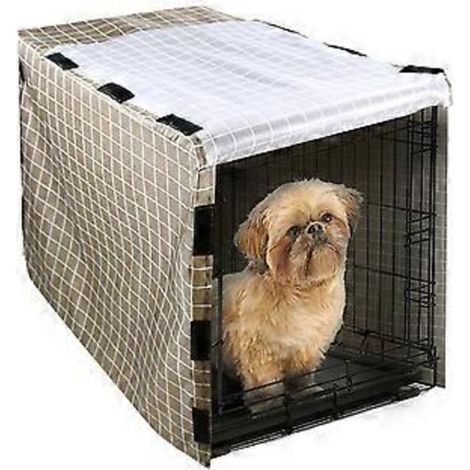 Housse de cage pour chien résistante et universelle pour cage métallique - 61,6 x 43,7 x 48 cm (24 pouces) - Housse uniquement (1/5)