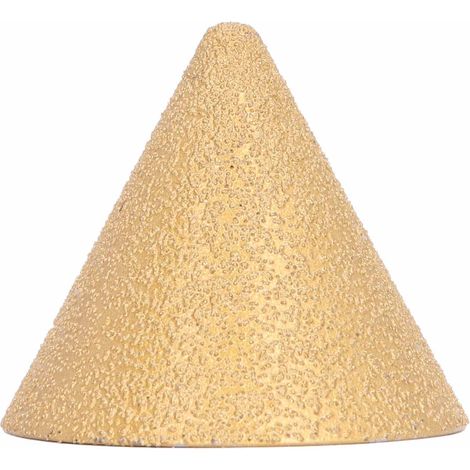Ortviai Fraise à biseauter diamantée 38 mm, filetage M10 femelle, angle de 57° pour carrelage, marbre et quartz (1/5)
