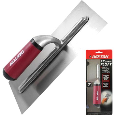 Dekton Float Soft Grip Handle Plastering Finishing Flooring Trowel 11" 275mm DIY (1/5)