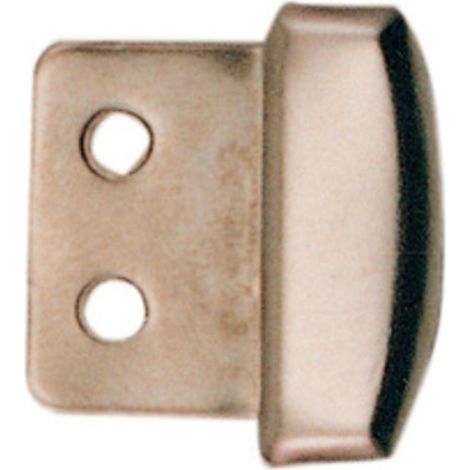 FERMASPECCHI ACCIAIO NICHELATO CON FELTRINO (GOMMA). Prezzo per 1 pezzo.