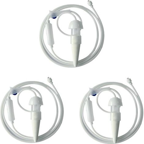 Kit de riego para plantas (3 piezas) - con grifo ajustable - sistema de riego por goteo automático - apto para plantas de interior y exterior - ciclo de riego de 2 semanas a 2 meses - cuidado de plant (1/4)
