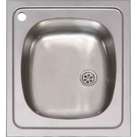 Fregadero Cocina Cuadrado 45X51Cm 1 Seno Inox Practic