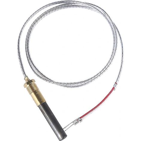 Pezzo di ricambio per termocoppia a doppio filo in friggitrice a gas, resistente alla corrosione, adatto per friggitrici a gas a millivolt e forni per pizza, 0,9 metri. (1/4)