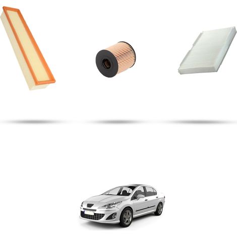 Kit tagliando 3 filtri compatibile con Peugeot 408 1.6 82kw dal 2012 (1/5)