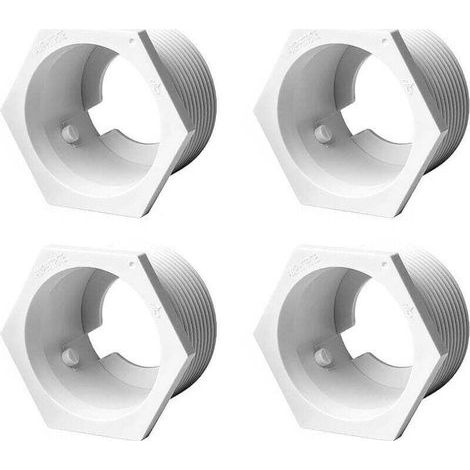 4 pièces 6-500-00 Connecteurs muraux universels (UWF) pour Zodiac Polaris 180 280 280 Tanktrax 360 380 3900 et autres nettoyeurs de piscine. (1/4)