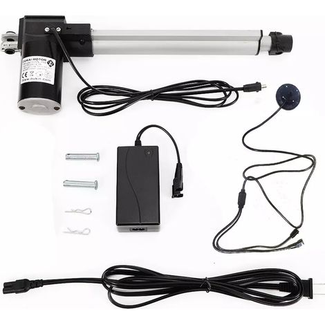 Senderpick – Moteur électrique de levage 250mm 1000N – 24VDC – Vitesse 40mm/s – IP44 – Pour fauteuil élévateur et canapé électrique