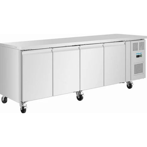 Table réfrigérée tropicalisée de préparation 511 Litres, 4 portes, 300W, 220 V - MONO