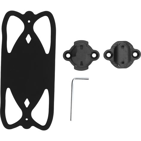 Fahrrad-Handyhalterung, Lenkerhalterung, aus stoßfestem Silikon, mit Schnalle, für Fahrräder. (1/5)