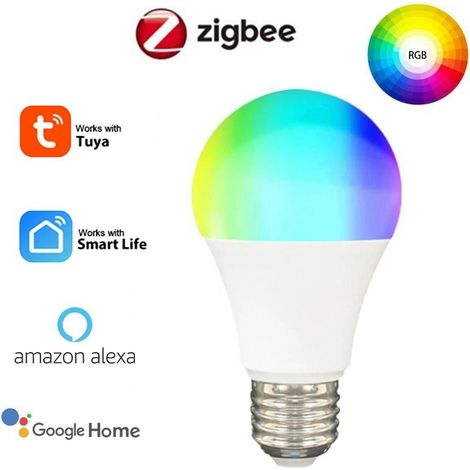 Tuya Lampadina LED Smart Zigbee E27 RGBCW 9W (1/4)