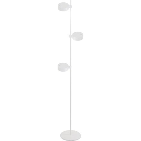 Zafferano SUPER O Lampada a led da terra Bianca ricaricabile e dimmerabile - 3 Modulo Luce (1/3)