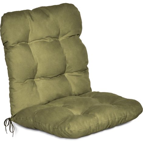Niedriglehner Auflage Flair NL Sitzkissen, 100x50x8cm, Olivegrün