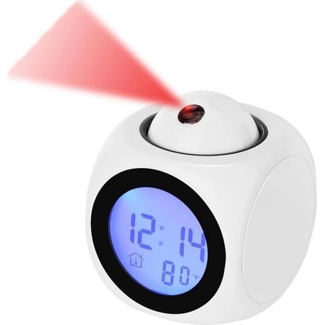 Despertador de techo con proyección de hora y temperatura (1/5)