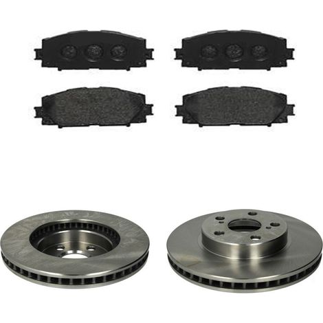 KIT FRENI ANTERIORI compatibile con LEXUS CT (ZWA10) - DISCHI + PASTIGLIE OEM: P83106 / 16301 /SOSTITUZIONE DIRETTA/BASSA POLVERE/SILENZIOSO (1/5)