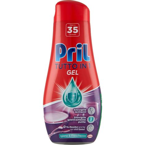 SET 3 PZ PRIL GOLD GEL PER LAVASTOVIGLIE IN FORMATO DA 630ML IGIENE E FRESCHEZZA (1/2)