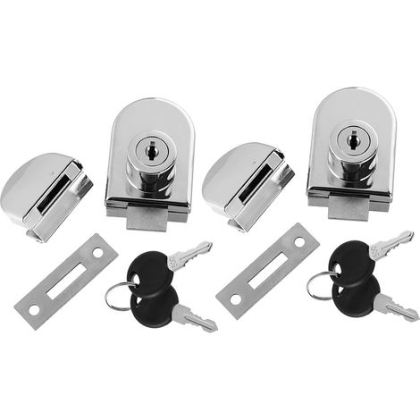 Lot de 2 serrures professionnelles en alliage de zinc pour armoires (1/5)