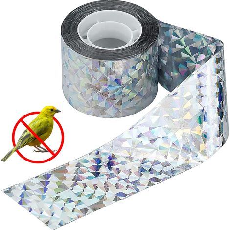 Ruban anti-oiseaux Pegon 80 m x 4,8 cm – Réfléchissant double face – Répulsif anti-oiseaux (1/4)