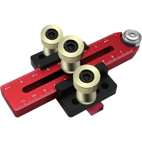 Thin Rip Jig for Precision Woodworking, Adjustable Ripping Guide for Band Saw & Table Saw, Precision Cutting Power Tool Accessory for Milling, 5.51x2.76x1.89 Inches (1/5)