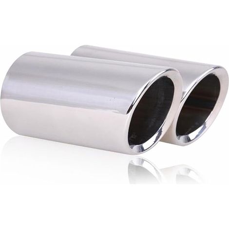 Embout de pot d’échappement en acier inoxydable, décoration de sortie de pot automobile (1/3)