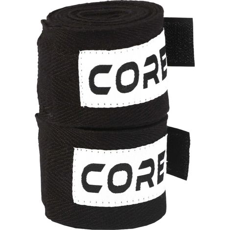 Core Boxbandagen 2,5x250cm, schwarz (1/2)