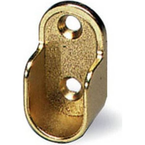 50 x REGGITUBO LATERALE ZAMA D 18 MM OTTONATO