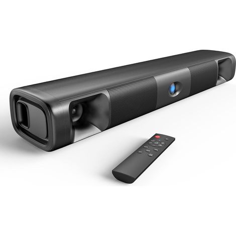 Barre de Son TV 17 Pouces 60W Bluetooth 5.3, Enceinte Cinéma Maison Son surround virtuel, fixation murale, ports HDMI‑ARC/Optique/AUX, convenant pour TV et PC (1/5)