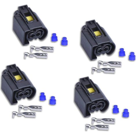 Connecteur compatible injecteur Bosch - 2 broches (A1685452928 (Femelle) 50290937, L-BW50290937 (4)