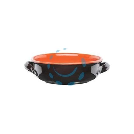 CASSERUOLA IN TERRACOTTA 2 MANICI BRUNELLA - cm.32
