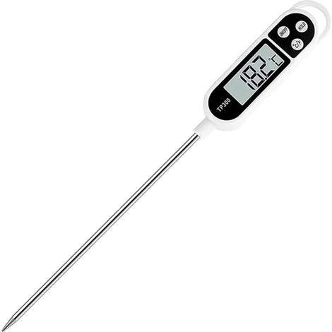 Numerisches Thermometer mit sofortiger Wirkung für die Lebensmittel, die Lebensmittelküche, den Ofen, die Fritteuse, den Barbecue, den Grill und den Rauch (1, 9,4 po) (1/5)