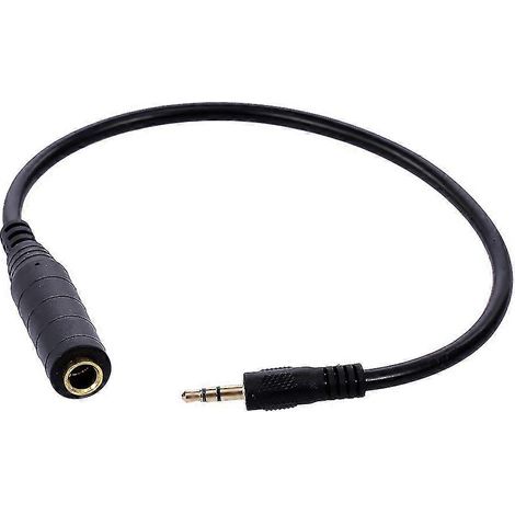 Câble adaptateur audio 3,5 mm vers 6,5 mm, câble convertisseur 3,5 mm mâle vers 6,35 mm femelle (1/5)