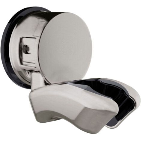 Sollbry Réglable en Angle Support Douche Ventouse, Fixation Pommeau de Douche Fixer Sans Percer, Accessoire Salle de Bain avec Crochet Ventouse Salle de Bain, Convient pour Salle de Bain