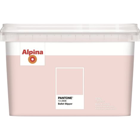 Alpina Wandfarbe Pantone matt ballet slipper 2,5 L Wandfarbe (1/3)