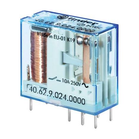 Finder 40.62.8.230.0000 Relais pour circuits imprimés 230 V/DC 10 A 2 inverseurs (RT) 1 pc(s) Y523733 (1/2)