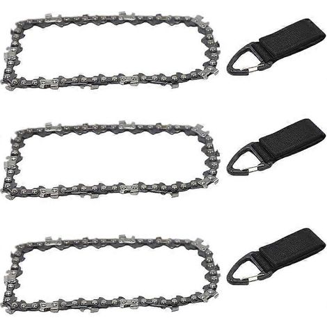 Chaînes de tronçonneuse GTA 26 de 4 pouces, maillons d'entraînement 1/4 pouce 28, 3 pièces, accessoires de chaîne de mini-tronçonneuse de 1,1 mm pour Stihl 36700000028 : (1/4)