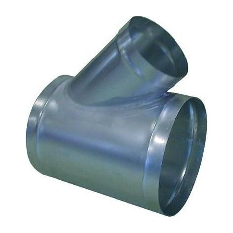 T obliquo aldes acciaio zincato argento 315 mm 250 mm