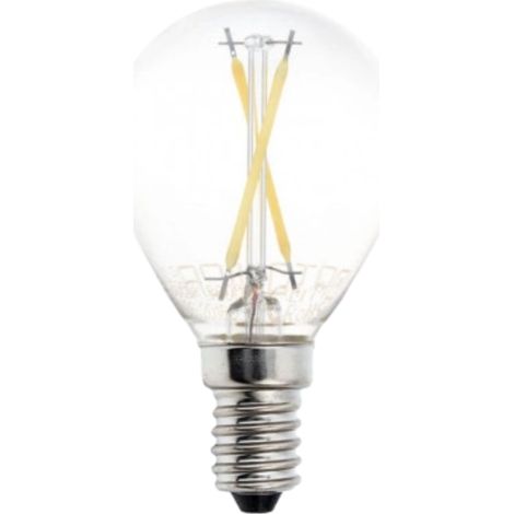 Lampadina G45 LED G45 E14 - FILAMENTO 2W - 200LM - 4500K - GLASS