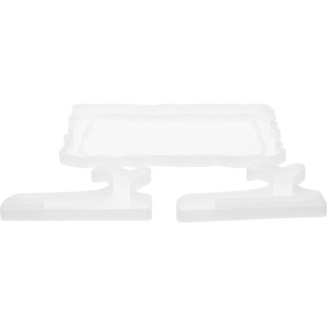 Moule pour Cadre Photo DIY en Silicone, Blanc, Rond, Réutilisable et Résistant aux Déchirures, Accessoire Soi-même pour Fabrication de Cadres Photo, Décoration de Bureau (1/5)