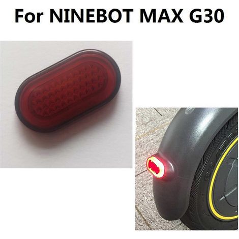 6X Couvercle de feu arrière, feu stop et feu de freinage pour scooter NINEBOT MAX G30 (1/5)