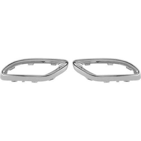 Bright chrome exhaust tip cover – Compatible with Mercedes-Benz W177, W247, W205, W213, X253, C257 – Pack of 1