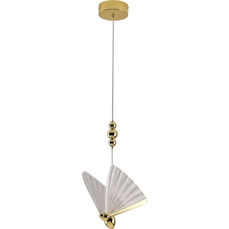 Lampada a sospensione a LED Mariposa, luce dorata, prestigio LP-1715/1P (1/5)