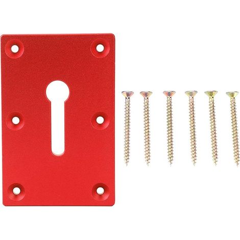 Woodworking Table Table Fermer les pinces de verrouillage PLIQUES MONTANT OUTL (Red) (1/5)