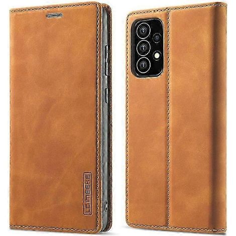 LC.IMEEKE Strong Magnetic Auto Closing PU Leather + TPU Stand Wallet Phone Case Phone Shell Compatible For Samsung Galaxy A53 5G (1/5)