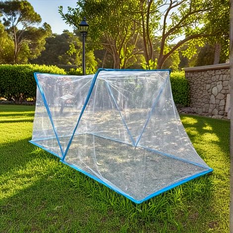 Tente de protection pliable pour plantes (avec moustiquaire) — structure de serre arquée, facile à monter (1/5)