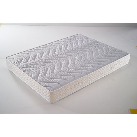 matelas face de contact Mémoire de Forme 55 Kg/m3 120x190 x 20 cm Très Ferme - 5 Zones de Confort - Noyau Aertech+ 35 Kg/m3 HR Haute Densité - (1/2)