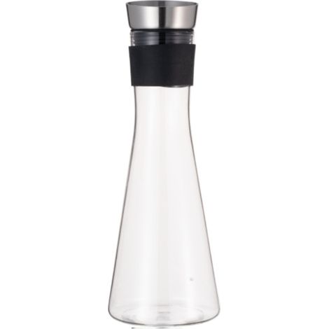Carafe 1 ltr Ø 7 cm borosilicate inox silicone - Was Germany (1/2)