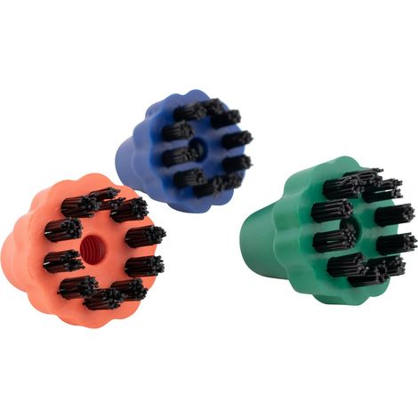 Polti 3x spazzolini colorati Vaporetto Unico PRO90 Lecoaspira MondialVap (1/2)