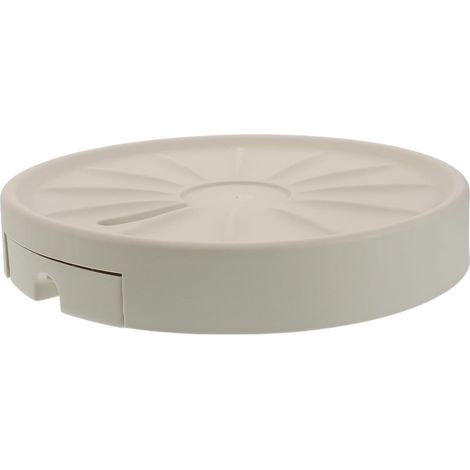 Support pour Plantes en Pot Beige 28 Cm avec Plateau à roulettes Multidirectionnelles, Socle Mobile en Plastique Robuste, Chariot Pratique pour Intérieur et Extérieur, Plateau (1/5)