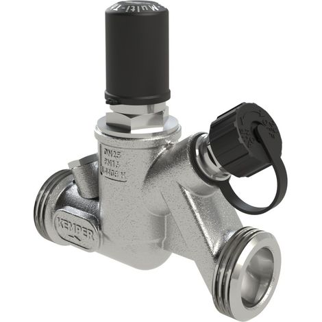 Valvola di regolazione automatica del ricircolo Kemper NIRO MULTI-THERM, da 50 °C a 65 °C, filetto maschio, Figura 041 0G, DN 15, 0410G01500