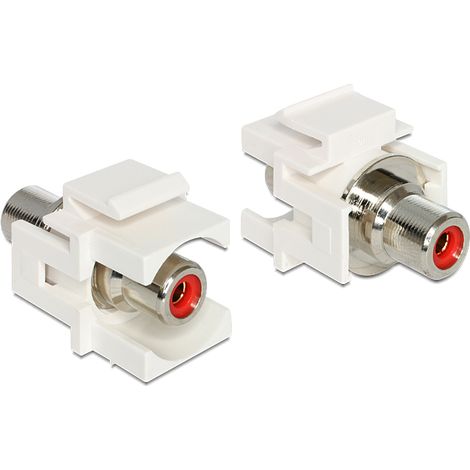 Delock keystone module rca female  rca female red