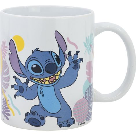 Disney Stitch - Tazza in ceramica della collezione Hawaiian Flower da 325 ml (1/2)