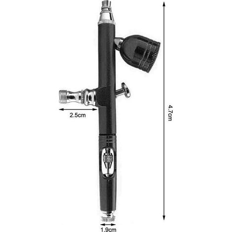 Aérographe Portable, accessoires pour pistolet à main, buse de 0.3mm pour maquillage FX, peinture de tatouage hydratant (1/5)